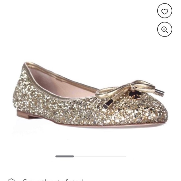 kate spade Shoes Womens Kate Spade New York Willa Ballet Flats Gold